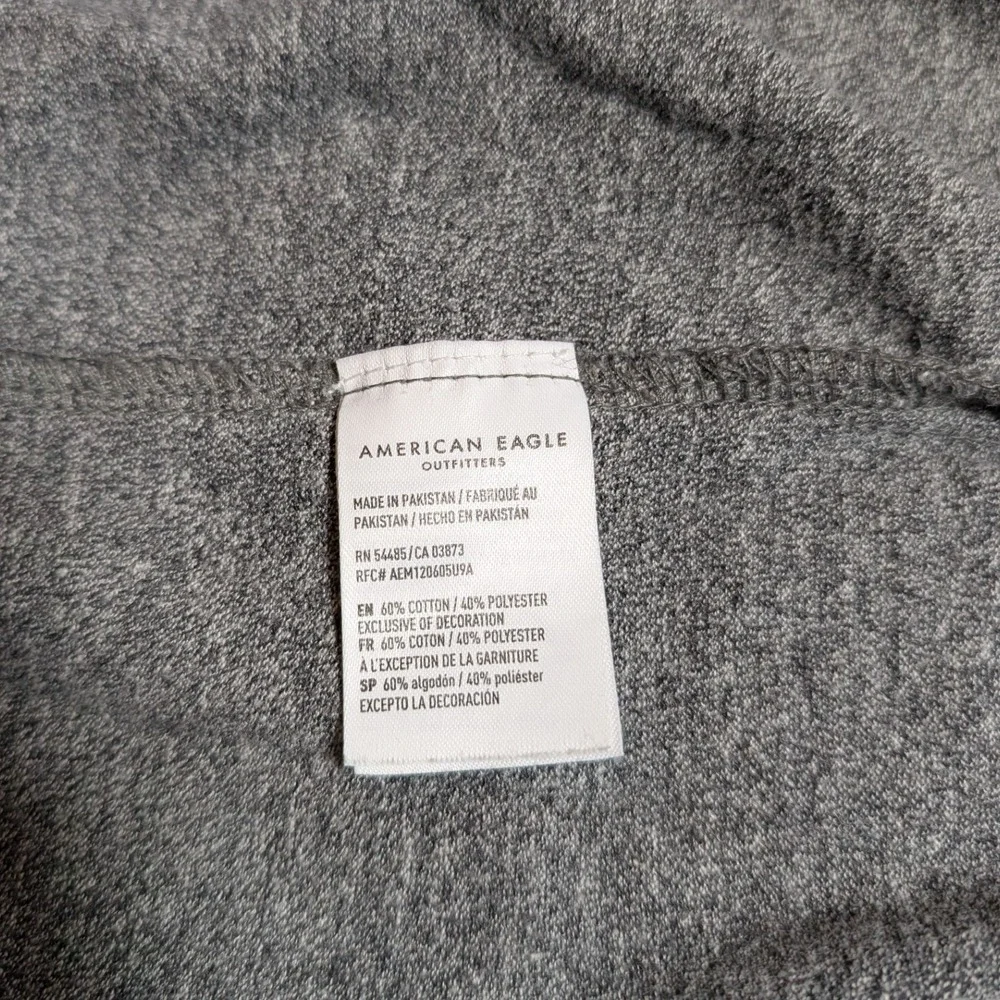 American Eagle Men's Heather Gray Polo Shirt Size‎ XXL